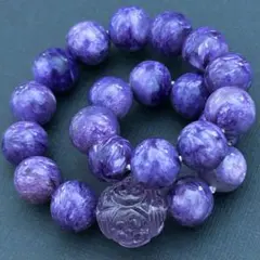 【赤字特価】　世界三大ヒーリングストーン　チャロアイト　アメシスト　マニ車