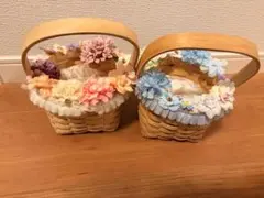 ウェディング　リングピロー2個セット