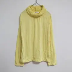 KLEIN PLUS レース タートルカットソー M イエロー