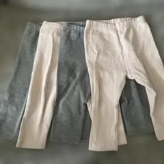ユニクロ　リブパンツ　2色4枚セット　80cm