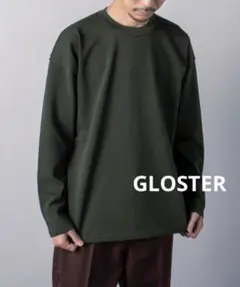 GLOSTER ウォッシャブル プルオーバー クルーネックニット　グロスターのサムネイル