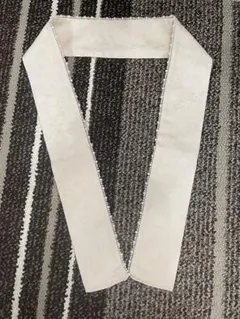 重ね襟 ベージュ 花柄 パール装飾