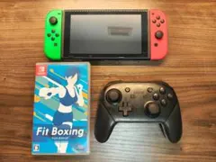 Nintendo Switch 本体セット　外箱なし　 プロコン（ジャンク）付のサムネイル