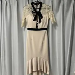 Dazzy マーメイドドレス　ベージュ　ブラック　ドレス
