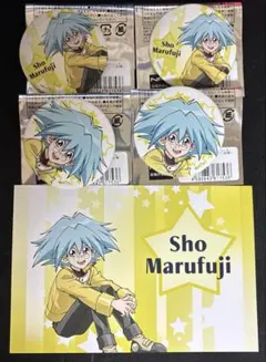 遊戯王GX 丸藤翔 缶バッジ 特典ポストカード eeo 5点セット