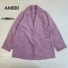 AMERI/アメリ　テーラードジャケット　コーデュロイ　くすみピンク　フリーのサムネイル