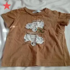 車のプリント Tシャツ