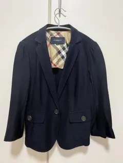バーバリー テーラードジャケット ネイビー 40サイズ(S～M)