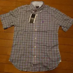 未着用POLO 半袖シャツ M マルチチェック NXP479