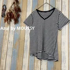 【Azul by MOUSSY 】トップス　L Tシャツ　カットソー ボーダー
