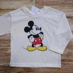 新品 未使用 ディズニー ミッキー 長袖 Tシャツ ロンＴ 男の子 95