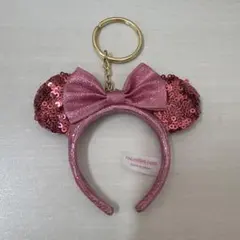 ディズニーカチューシャ キーホルダー ミニー