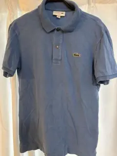 LACOSTE スリムフィット ポロシャツ 青 US S