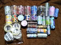 【匿名配送】新品＆中古☆海外マステまとめ売り✧︎*。