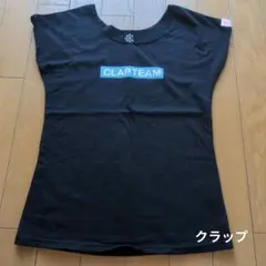 clap クラップ フィットネス Tシャツ　ウェア　レディース　ブラックのサムネイル