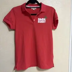 JACK BUNNY 濃いピンク ポロシャツ 半袖