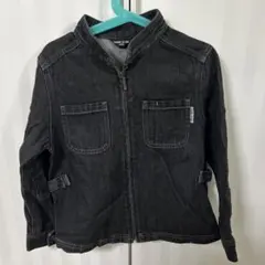 ブラックデニムジャケット　COMME CA ISM 120 キッズ