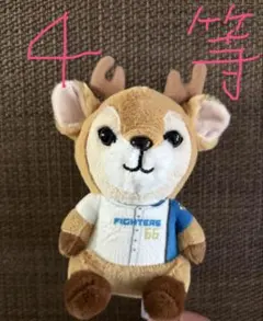 ファイターズ シカ 万波ぬいぐるみ ４等
