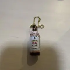 ミニチュア醤油ボトル キーホルダー付き