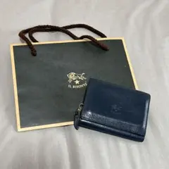 IL BISONTE 三つ折り財布 ネイビー