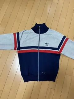 adidas トラックジャケット　短丈　デサント　ヴィンテージ　西ドイツ