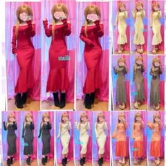 マーメイドワンピース ロングワンピ ニットワンピ まとめ売り お姉ギャル 福袋