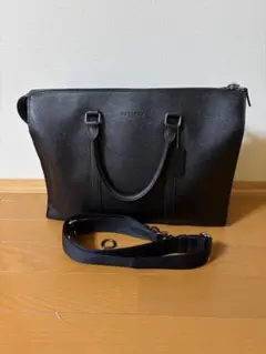 used COACH ビジネスバッグ 黒 2way