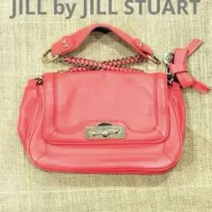 ❣️ ジルバイジルスチュアート ★オレンジ★レザー★ショルダーバッグ★used品