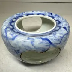 春嘉 盆栽鉢 小鉢 染付 赤絵 陶器 - メルカリ