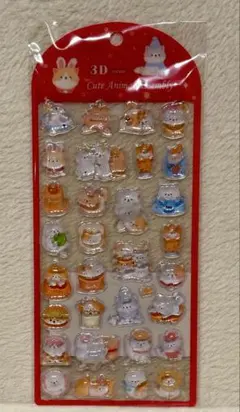 nekoni 【新作】 立体シール 硬いシール