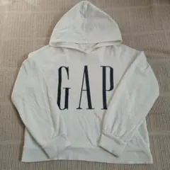 【GAP】女児フード付きパーカー アイボリー 150