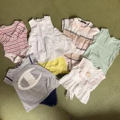 女の子　70〜80 まとめ売り　ワンピース　フリルレース　タンクトップ　刺繍