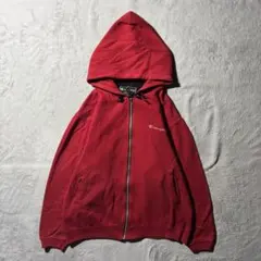 【Y8435】.champion パーカー　フーディー　サイズS レッド