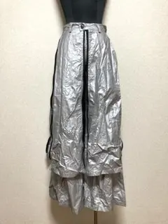 ☆入手困難☆フェトウス　FOTUS　古着　ヴィンテージ　シルバー　ワイドパンツ 入手困難フェトウス FOTUS 古着 ヴィンテージ シルバー ワイドパンツ