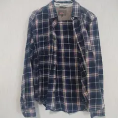 Dickies チェック柄 長袖シャツ L