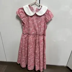 花柄ピンクワンピース（100cm~）