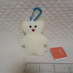 mojojojo カラビナ付き　ぬいぐるみポーチ　白くま