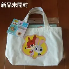 ☆新品 未開封 しまむら ズートピア2 文房具７点セット トートバッグ☆