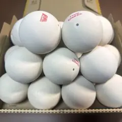 ② ソフトテニスボール 20球 アカエム×14ケンコー×6