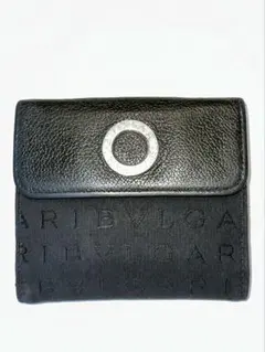 BVLGARI ブルガリ ロゴマニア 二つ折り財布 ブラック サークルロゴのサムネイル