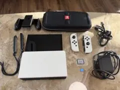 Nintendo Switch 有機ELモデル ホワイト 本体　 SDケース付