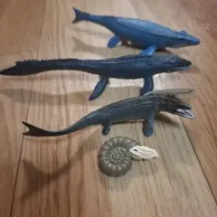 アニア　ミニチュアプラネット　モササウルス　３体セット