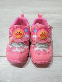 【新品未使用】ムーンスター　アンパンマン ピンク スニーカー　12.0