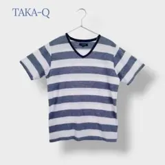 ＊TAKA-Q タカキュー＊ Mサイズ トップス　Tシャツ 半袖 Vネックのサムネイル