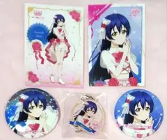 ラブライブ！ μ's 園田海未 15周年記念 ラブカ感謝祭 TOPPA 缶バッジ