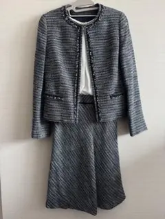 COMME CA ISM ツイードワンピース & ジャケット セットアップ