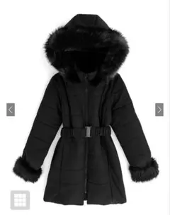 グレイル　タグ付き新品‼️ベルト付きファーダウンコート［kd13］