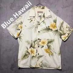 Blue Hawaii ブルーハワイ　アロハシャツ　ハワイ製　S
