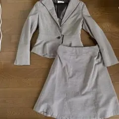 グレー チェック柄 スーツ　卒業　入学　11号