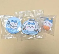 ちいかわ くら寿司コラボ　フィギュア　マグネット　缶バッジ　ハチワレ